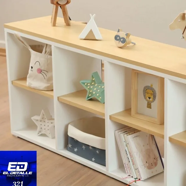 Biblioteca horizontal en 2 tonos